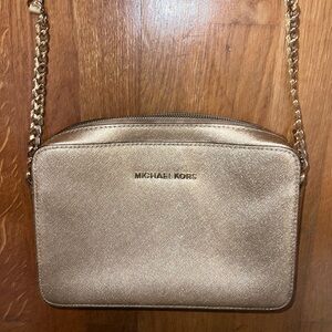 Michael Kors Crossbody Purse - Gold